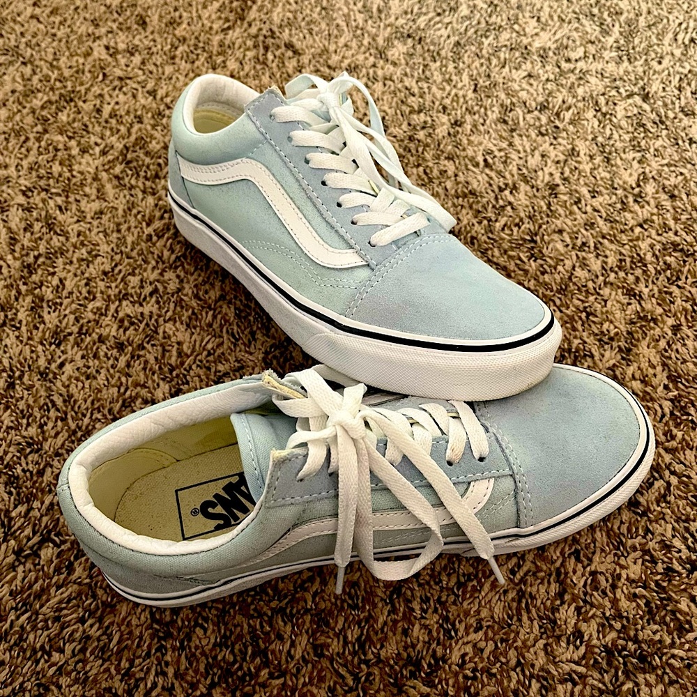 Blue Suede/Canvas Vans